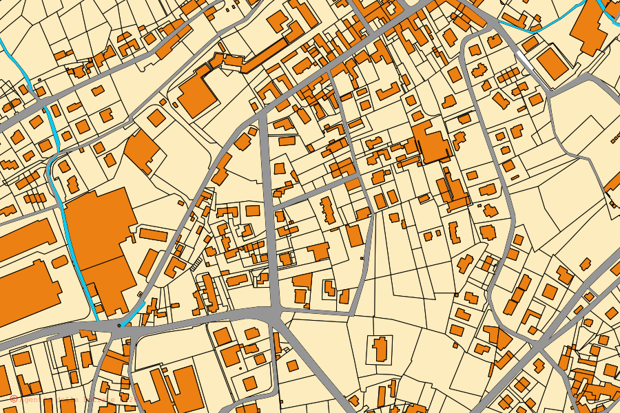 Mappa catastale del centro di Albavilla: particelle e fabbricati, cartografia Agenzia delle Entrate