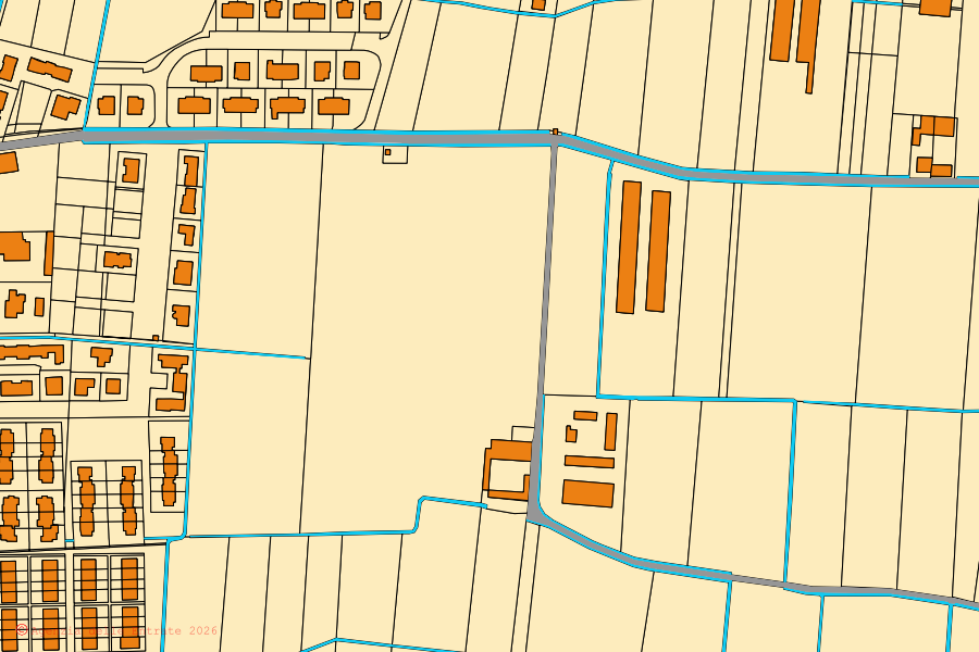Mappa catastale del centro di Alfianello: particelle e fabbricati, cartografia Agenzia delle Entrate