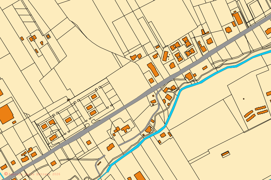 Mappa catastale del centro di Altidona: particelle e fabbricati, cartografia Agenzia delle Entrate