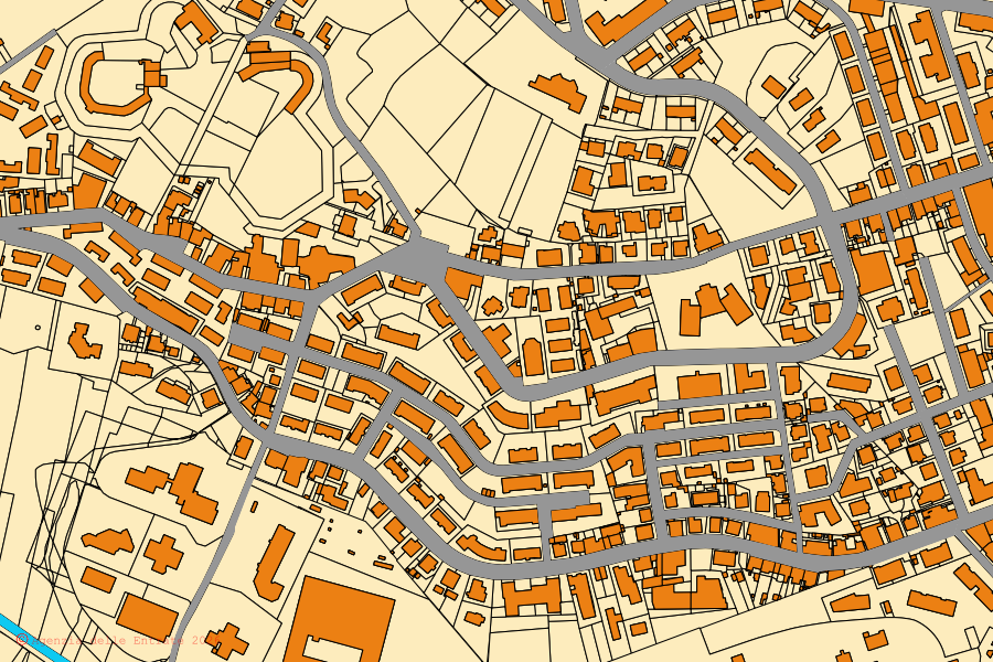 Mappa catastale del centro di Ancona: particelle e fabbricati, cartografia Agenzia delle Entrate