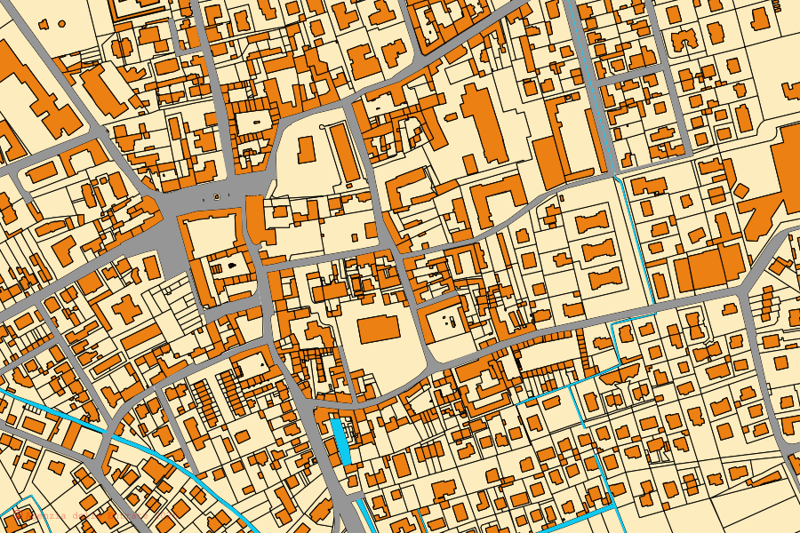 Mappa catastale del centro di Bareggio: particelle e fabbricati, cartografia Agenzia delle Entrate