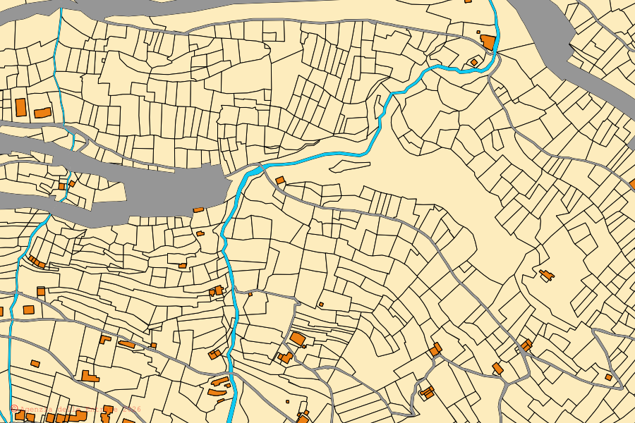 Mappa catastale del centro di Berzo Demo: particelle e fabbricati, cartografia Agenzia delle Entrate
