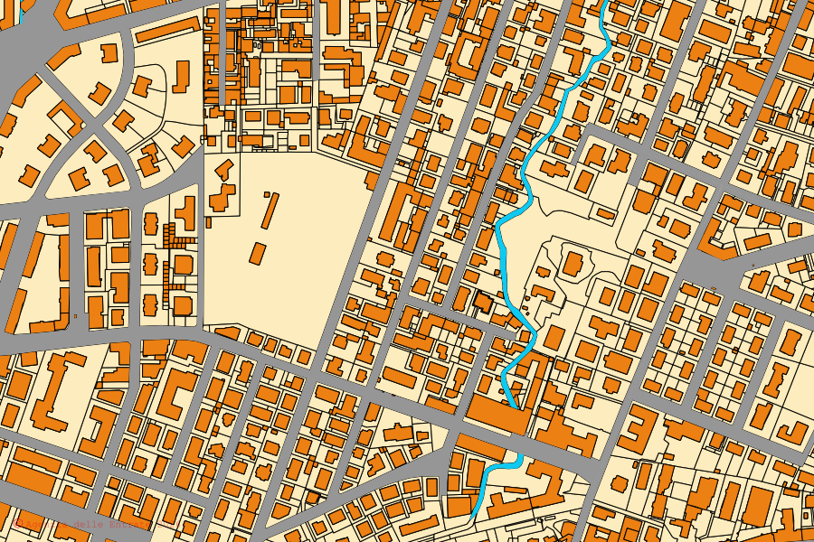 Mappa catastale del centro di Bologna: particelle e fabbricati, cartografia Agenzia delle Entrate