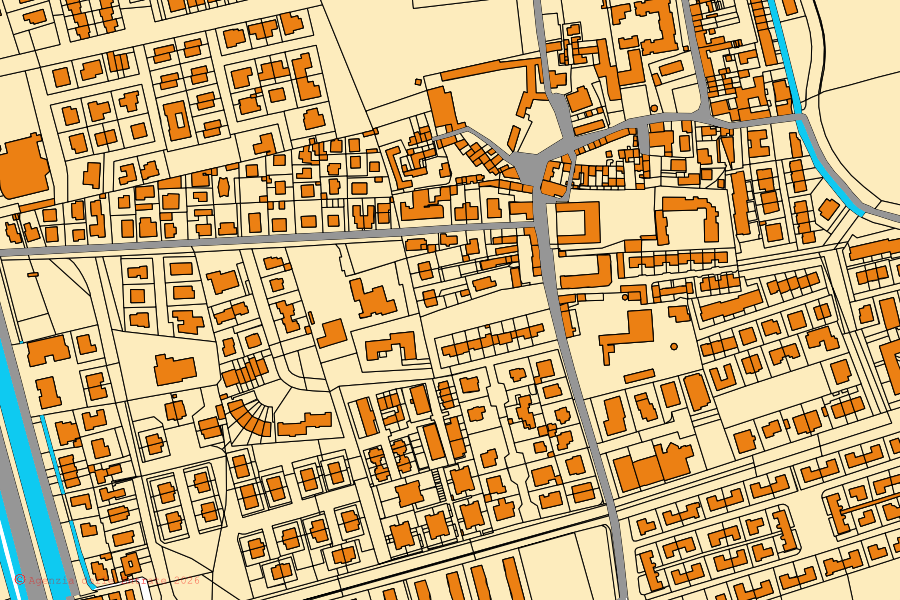 Mappa catastale del centro di Borgarello: particelle e fabbricati, cartografia Agenzia delle Entrate