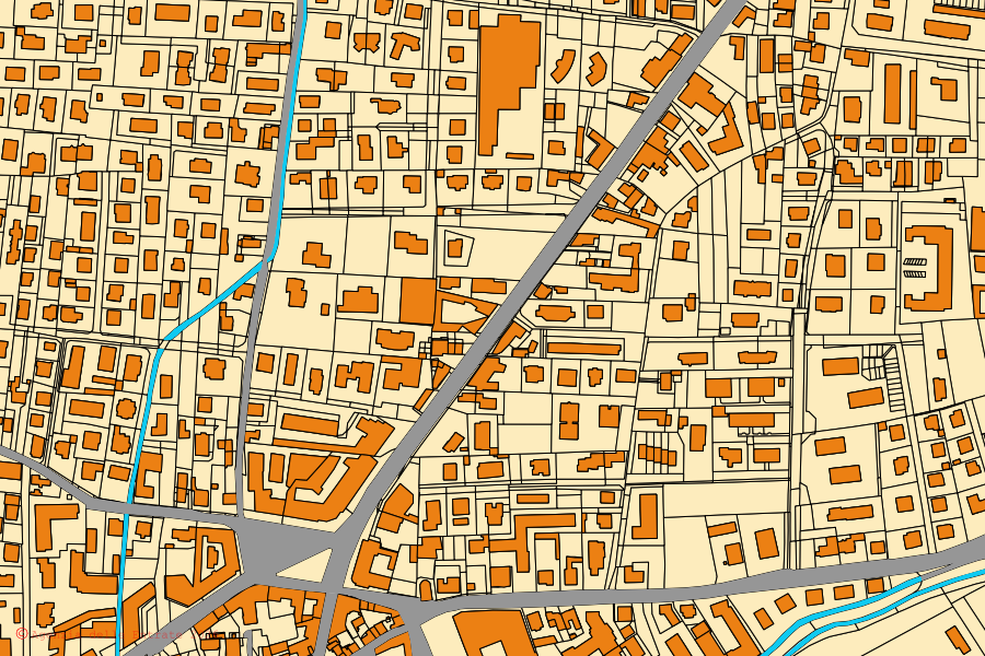 Mappa catastale del centro di Borgo San Dalmazzo: particelle e fabbricati, cartografia Agenzia delle Entrate