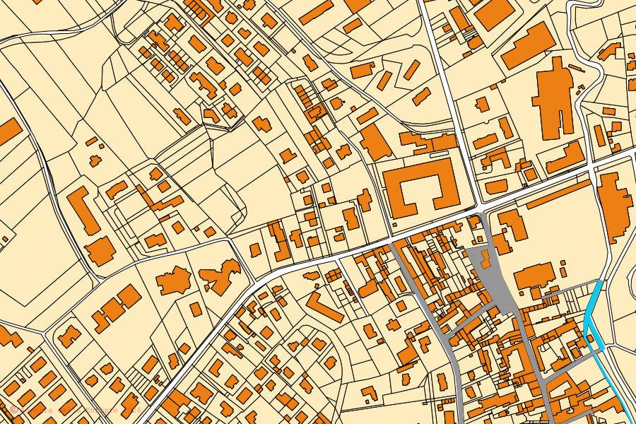 Mappa catastale del centro di Bulgarograsso: particelle e fabbricati, cartografia Agenzia delle Entrate