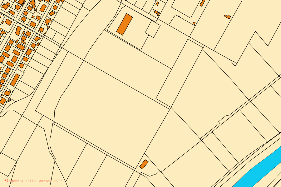 Mappa catastale del centro di Campiglia Marittima: particelle e fabbricati, cartografia Agenzia delle Entrate