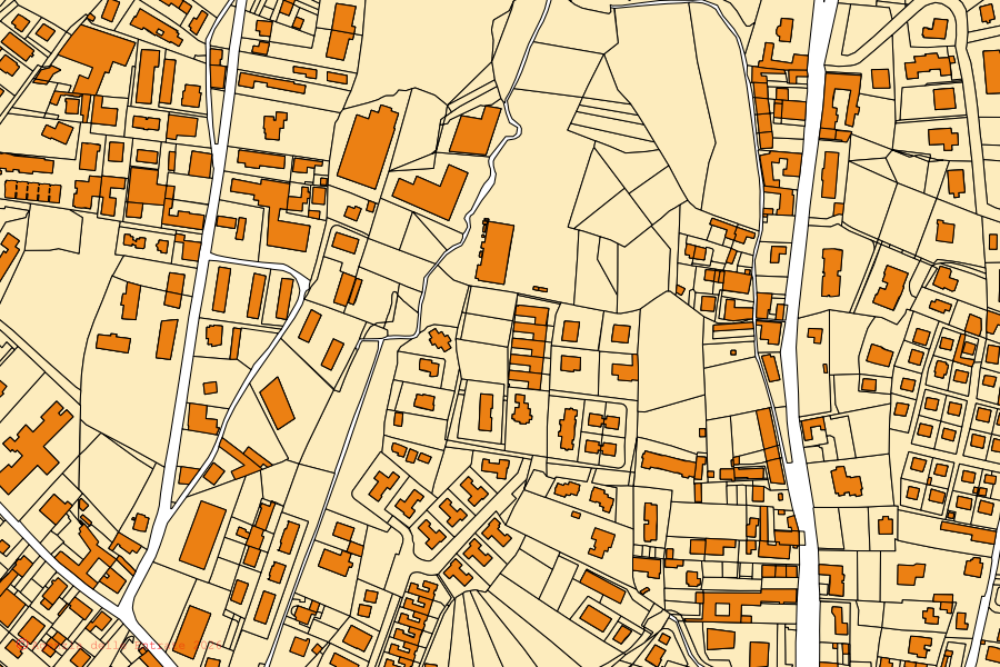 Mappa catastale del centro di Cantù: particelle e fabbricati, cartografia Agenzia delle Entrate