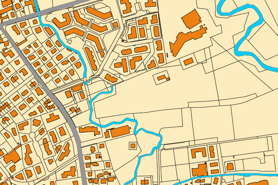 Mappa catastale del centro di Carbonera: particelle e fabbricati, cartografia Agenzia delle Entrate