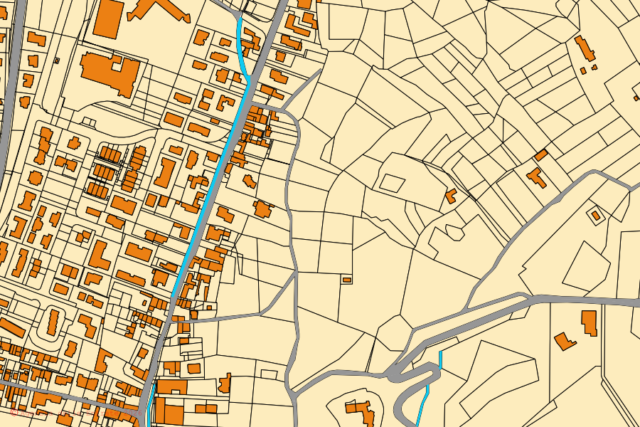 Mappa catastale del centro di Carrè: particelle e fabbricati, cartografia Agenzia delle Entrate