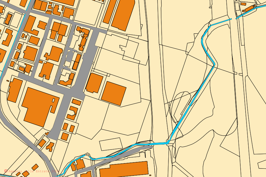 Mappa catastale del centro di Casalecchio di Reno: particelle e fabbricati, cartografia Agenzia delle Entrate