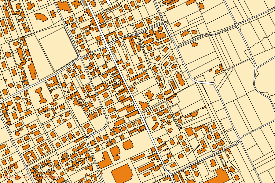 Mappa catastale del centro di Cassano Magnago: particelle e fabbricati, cartografia Agenzia delle Entrate