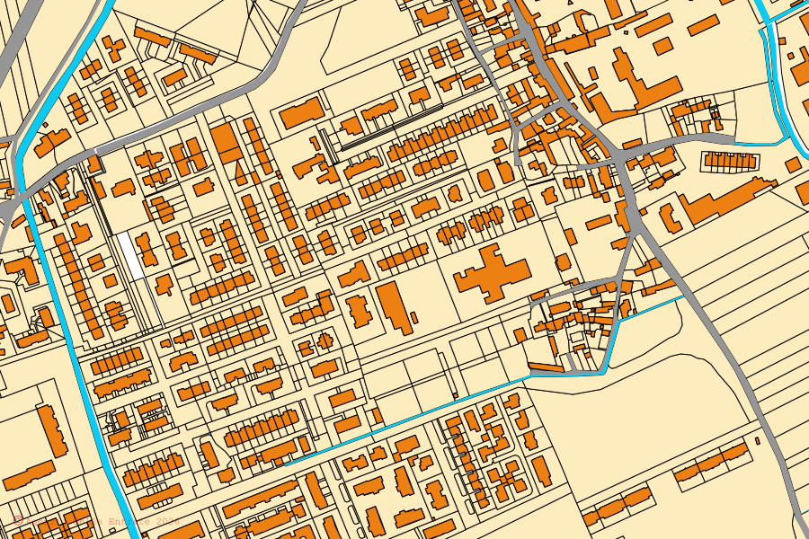 Mappa catastale del centro di Ceranova: particelle e fabbricati, cartografia Agenzia delle Entrate