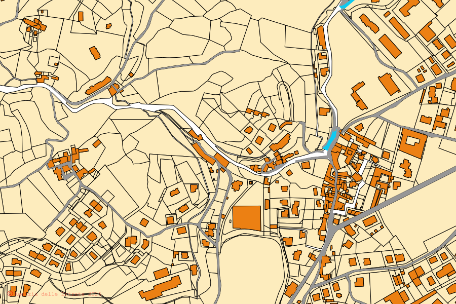 Mappa catastale del centro di Civate: particelle e fabbricati, cartografia Agenzia delle Entrate
