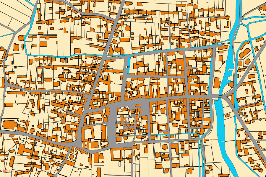 Mappa catastale del centro di Confienza: particelle e fabbricati, cartografia Agenzia delle Entrate
