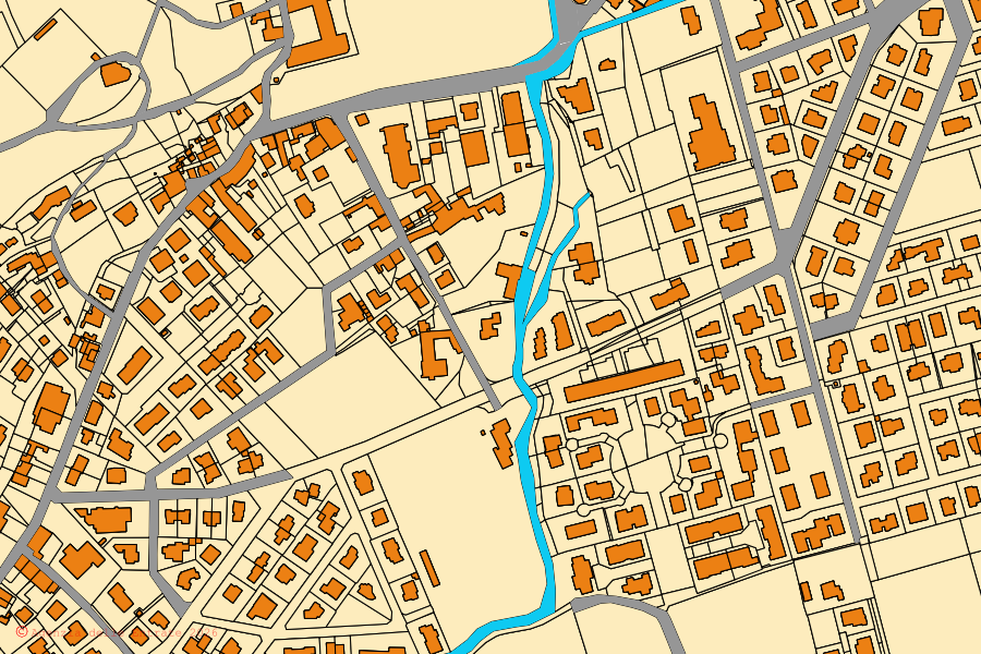 Mappa catastale del centro di Costabissara: particelle e fabbricati, cartografia Agenzia delle Entrate