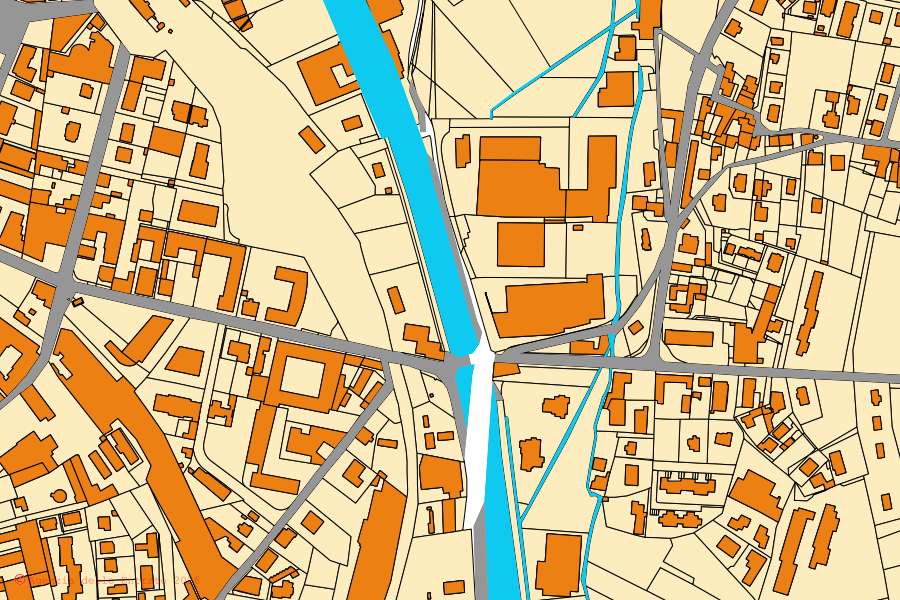 Mappa catastale del centro di Erba: particelle e fabbricati, cartografia Agenzia delle Entrate