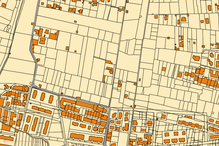 Mappa catastale del centro di Ficarazzi: particelle e fabbricati, cartografia Agenzia delle Entrate