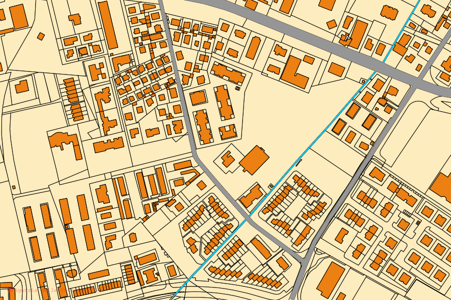 Mappa catastale del centro di Fidenza: particelle e fabbricati, cartografia Agenzia delle Entrate