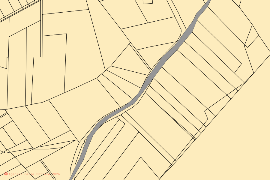 Mappa catastale del centro di Flumeri: particelle e fabbricati, cartografia Agenzia delle Entrate