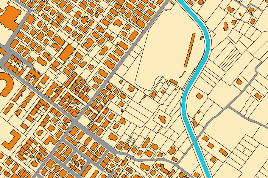 Mappa catastale del centro di Fondi: particelle e fabbricati, cartografia Agenzia delle Entrate