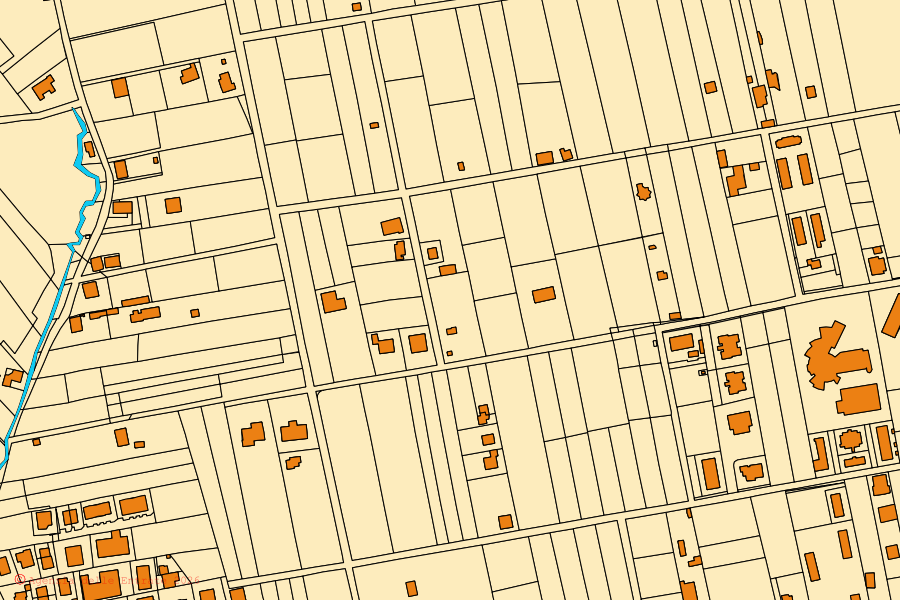 Mappa catastale del centro di Fonte Nuova: particelle e fabbricati, cartografia Agenzia delle Entrate