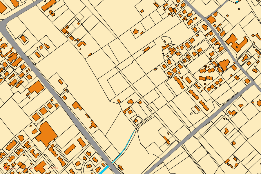 Mappa catastale del centro di Forte dei Marmi: particelle e fabbricati, cartografia Agenzia delle Entrate
