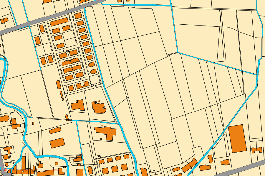 Mappa catastale del centro di Gazzo: particelle e fabbricati, cartografia Agenzia delle Entrate