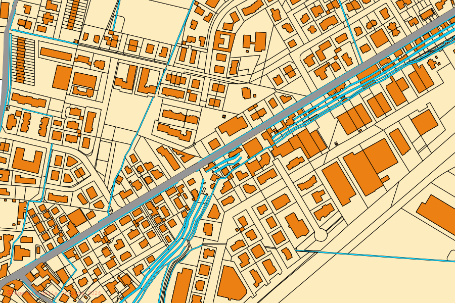 Mappa catastale del centro di Gossolengo: particelle e fabbricati, cartografia Agenzia delle Entrate