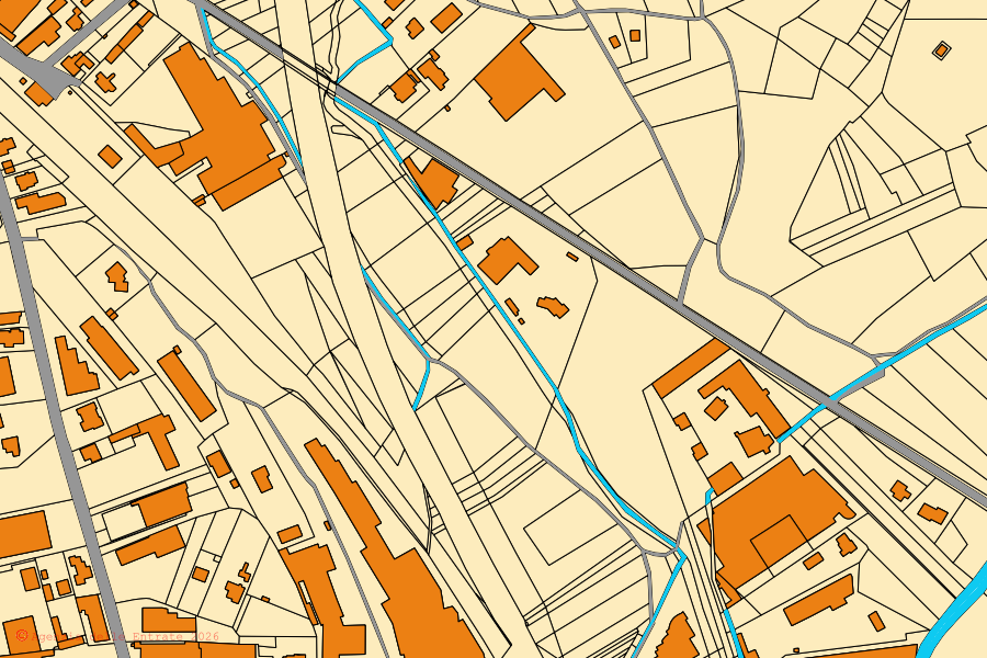 Mappa catastale del centro di Gozzano: particelle e fabbricati, cartografia Agenzia delle Entrate