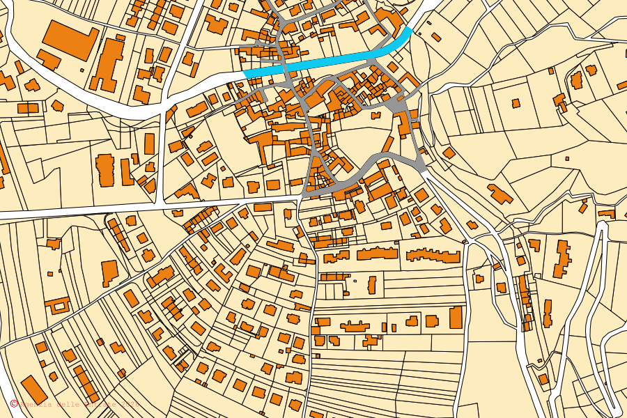 Mappa catastale del centro di Grantola: particelle e fabbricati, cartografia Agenzia delle Entrate