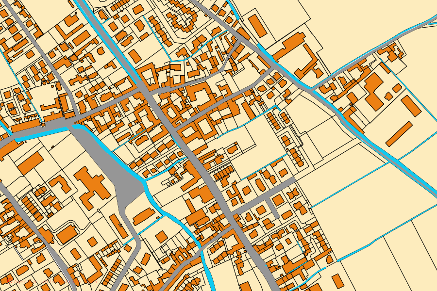 Mappa catastale del centro di Livraga: particelle e fabbricati, cartografia Agenzia delle Entrate