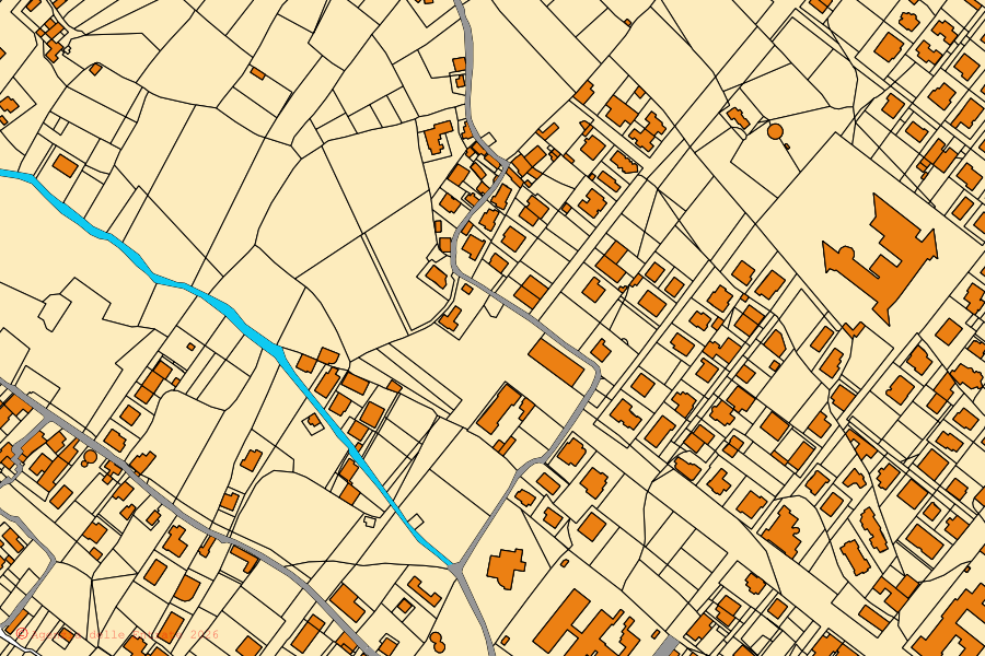 Mappa catastale del centro di Locri: particelle e fabbricati, cartografia Agenzia delle Entrate