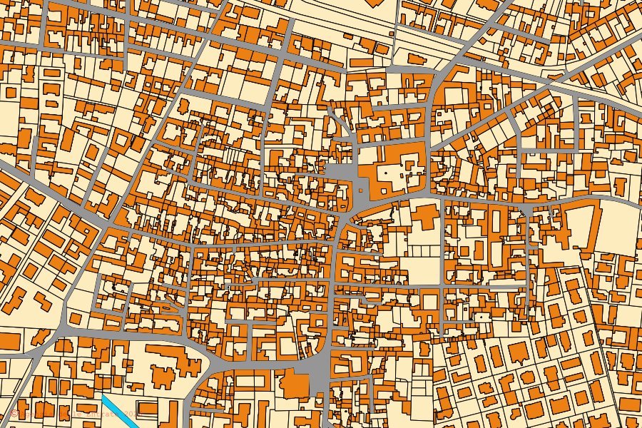 Mappa catastale del centro di Lusciano: particelle e fabbricati, cartografia Agenzia delle Entrate
