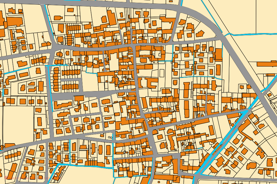 Mappa catastale del centro di Madignano: particelle e fabbricati, cartografia Agenzia delle Entrate