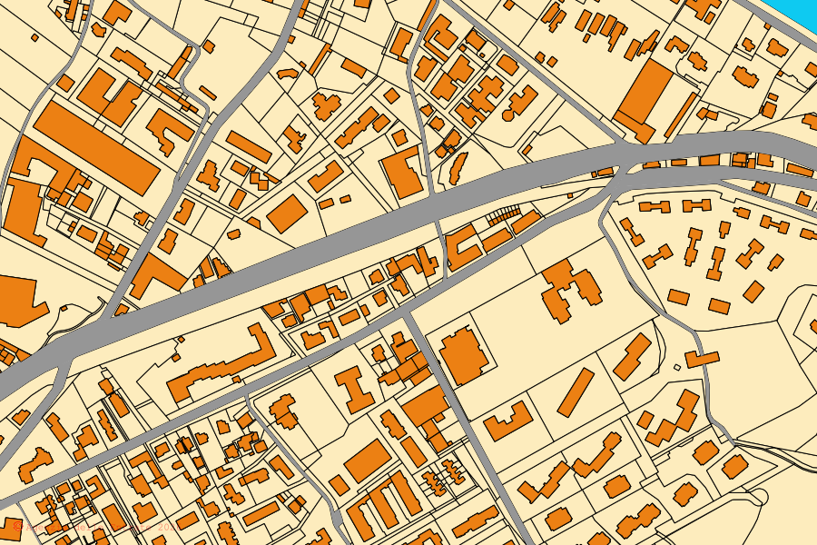 Mappa catastale del centro di Malgrate: particelle e fabbricati, cartografia Agenzia delle Entrate