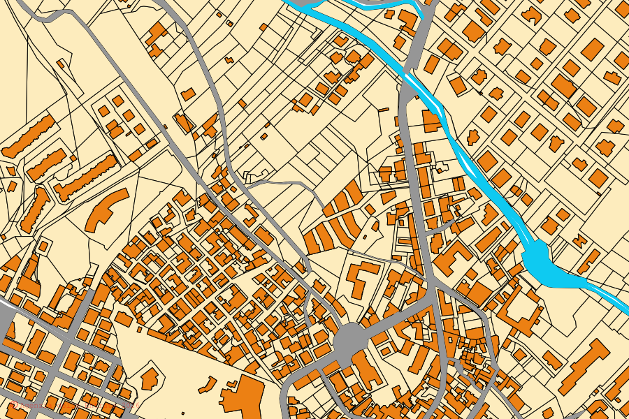 Mappa catastale del centro di Massa di Somma: particelle e fabbricati, cartografia Agenzia delle Entrate