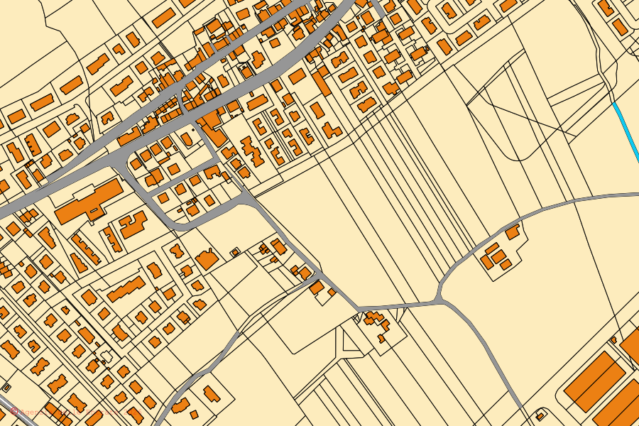 Mappa catastale del centro di Montelabbate: particelle e fabbricati, cartografia Agenzia delle Entrate