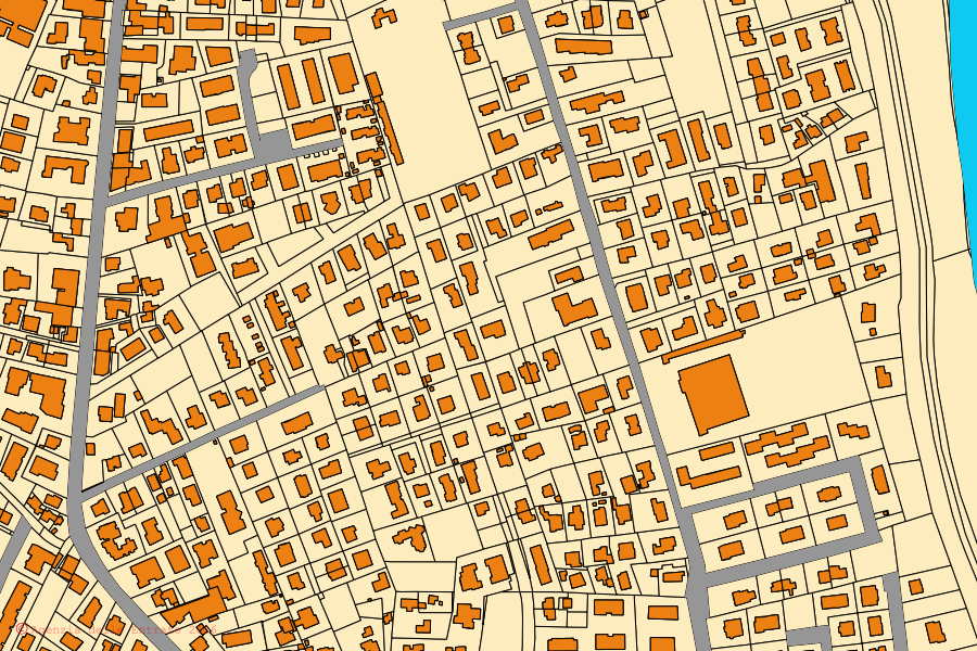Mappa catastale del centro di Musile di Piave: particelle e fabbricati, cartografia Agenzia delle Entrate