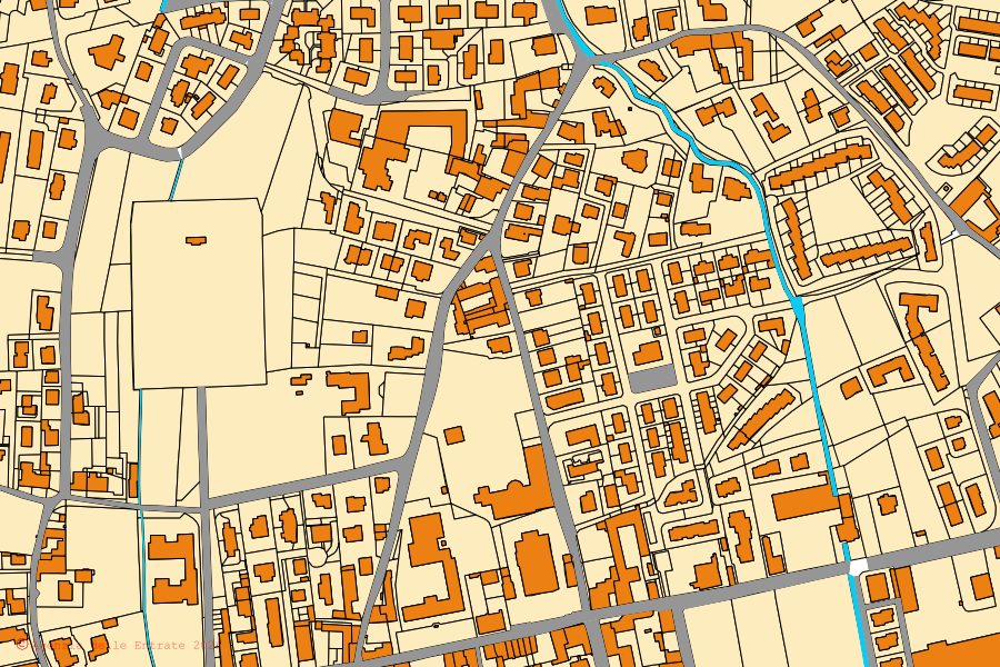 Mappa catastale del centro di Nave: particelle e fabbricati, cartografia Agenzia delle Entrate