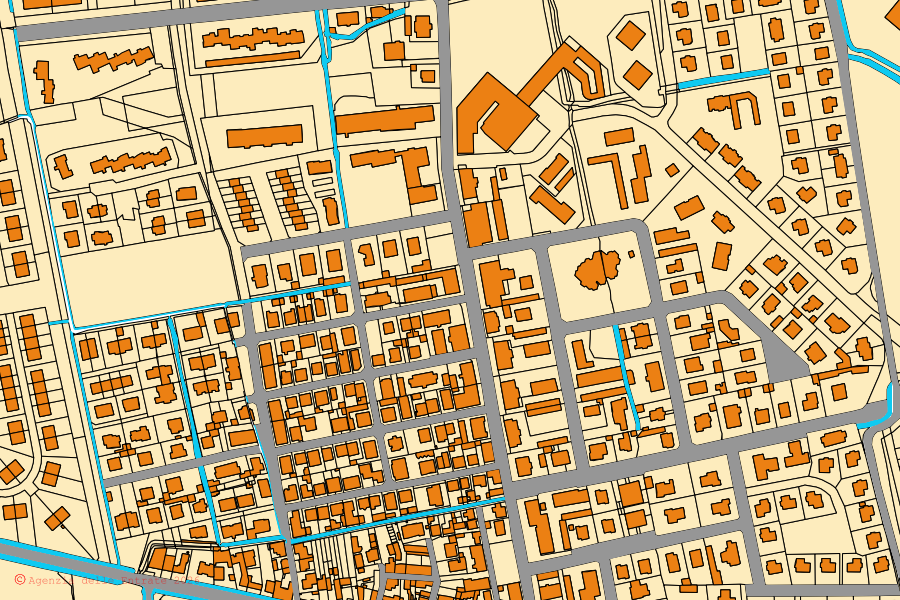 Mappa catastale del centro di Pantigliate: particelle e fabbricati, cartografia Agenzia delle Entrate