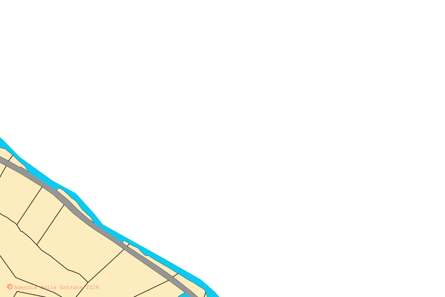 Mappa catastale del centro di Pedemonte: particelle e fabbricati, cartografia Agenzia delle Entrate
