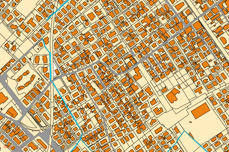 Mappa catastale del centro di Rimini: particelle e fabbricati, cartografia Agenzia delle Entrate