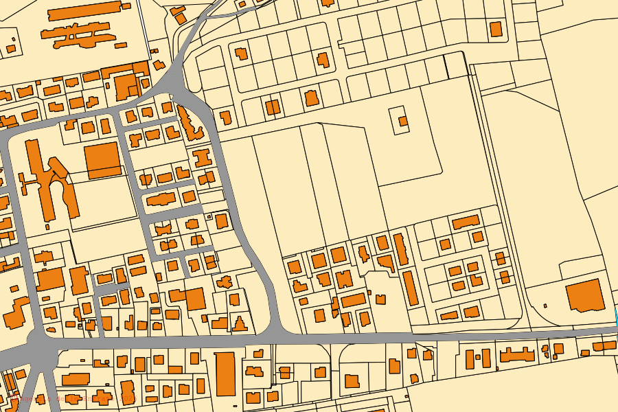 Mappa catastale del centro di Riolo Terme: particelle e fabbricati, cartografia Agenzia delle Entrate