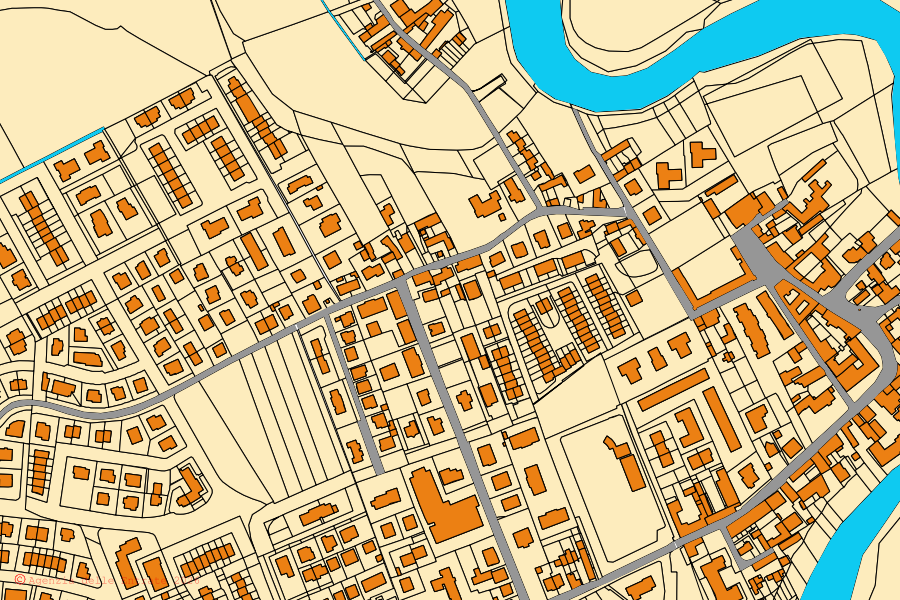 Mappa catastale del centro di Salerano sul Lambro: particelle e fabbricati, cartografia Agenzia delle Entrate