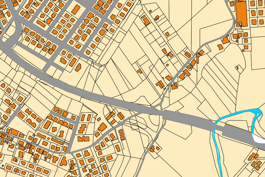 Mappa catastale del centro di San Giovanni in Marignano: particelle e fabbricati, cartografia Agenzia delle Entrate