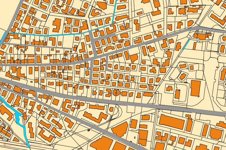 Mappa catastale del centro di San Martino Buon Albergo: particelle e fabbricati, cartografia Agenzia delle Entrate