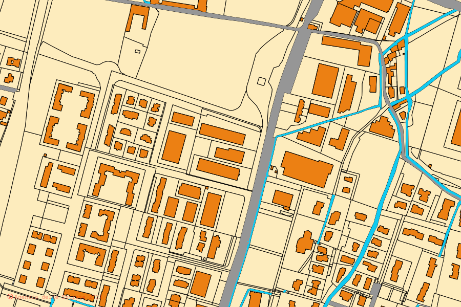 Mappa catastale del centro di San Zeno Naviglio: particelle e fabbricati, cartografia Agenzia delle Entrate