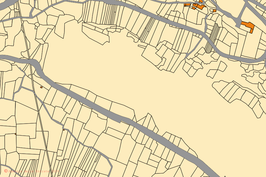 Mappa catastale del centro di Santo Stefano di Sessanio: particelle e fabbricati, cartografia Agenzia delle Entrate
