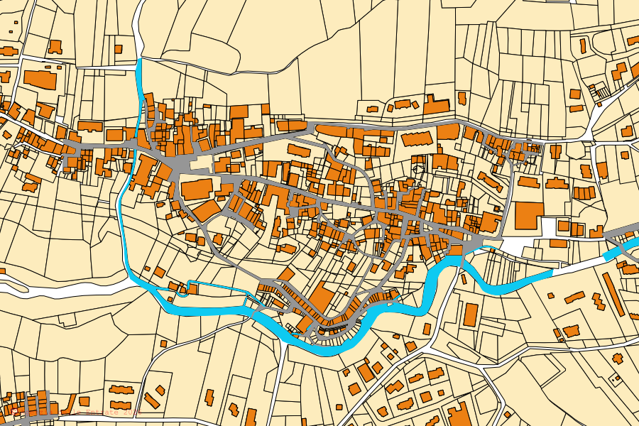 Mappa catastale del centro di Schilpario: particelle e fabbricati, cartografia Agenzia delle Entrate